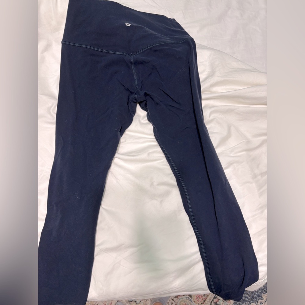 Navy Align High-Rise Tight 25" size 6